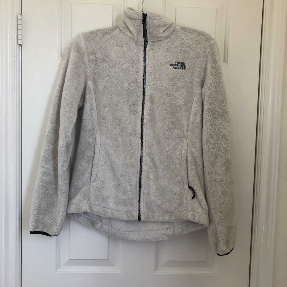 The north face soft fleece zip up